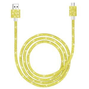 USB C Cable 3A USB to USB C Fast Charging, Lemon Yellow